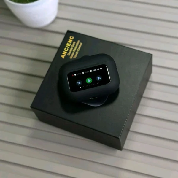 Smart Display TWS Earbuds | With Active ANC + ENC | Wireless Charging Supported - Image 3