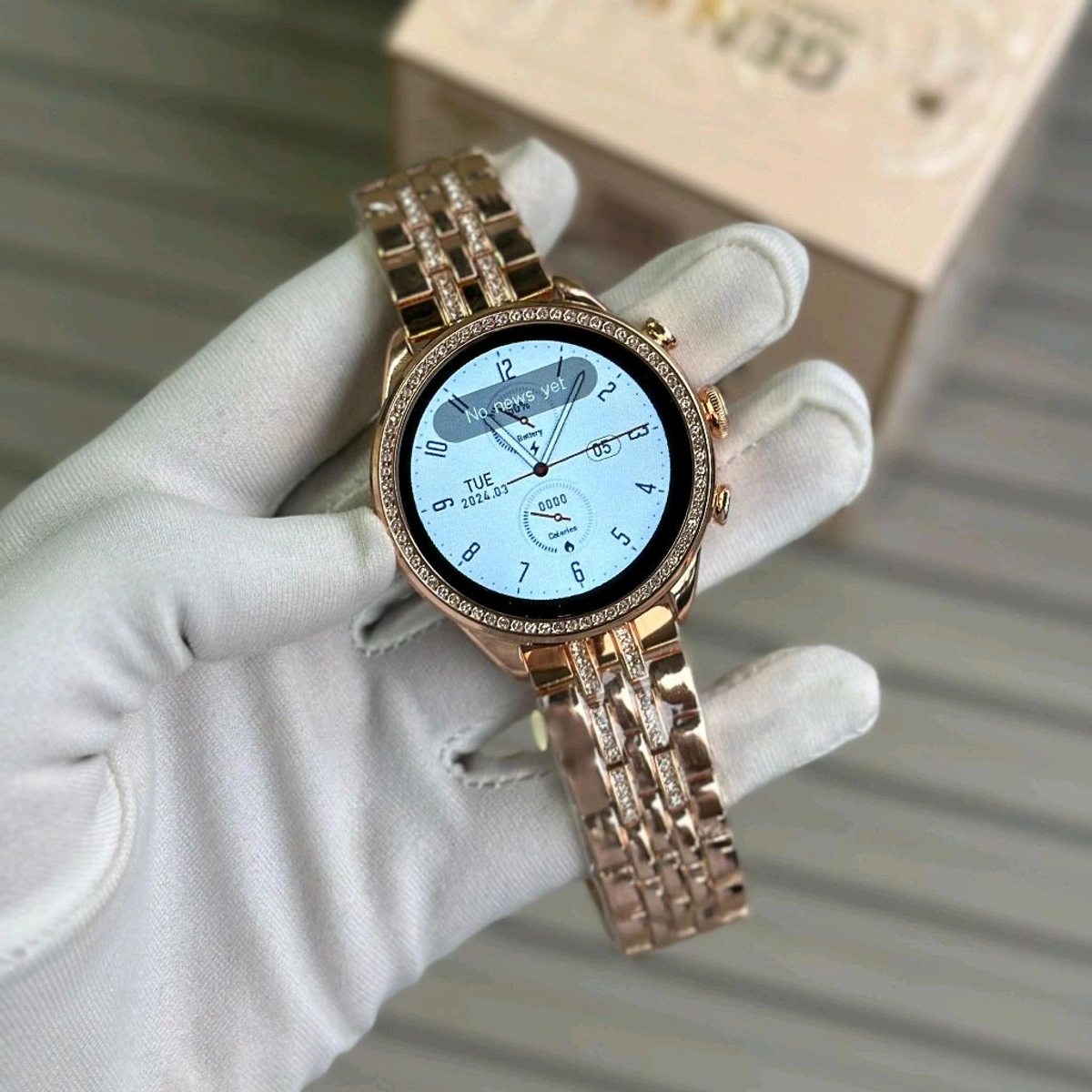 Generation 9 Diamond-Bezel Smartwatch,Dual Strap - Image 4