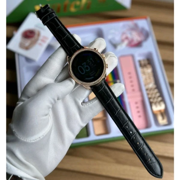 First Time In Ever 7 In 1 Edition Smartwatch With 7 Straps - Image 3